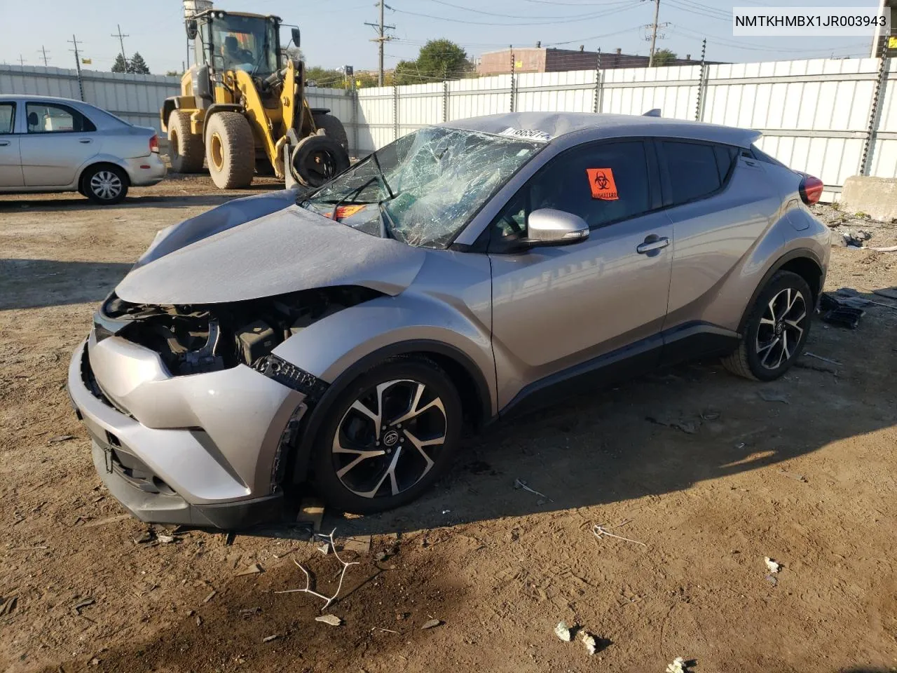 2018 Toyota C-Hr Xle VIN: NMTKHMBX1JR003943 Lot: 71865014