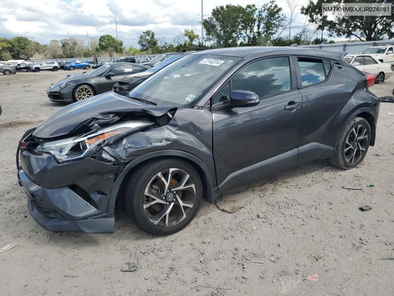 NMTKHMBXXJR026881 2018 Toyota C-Hr Xle