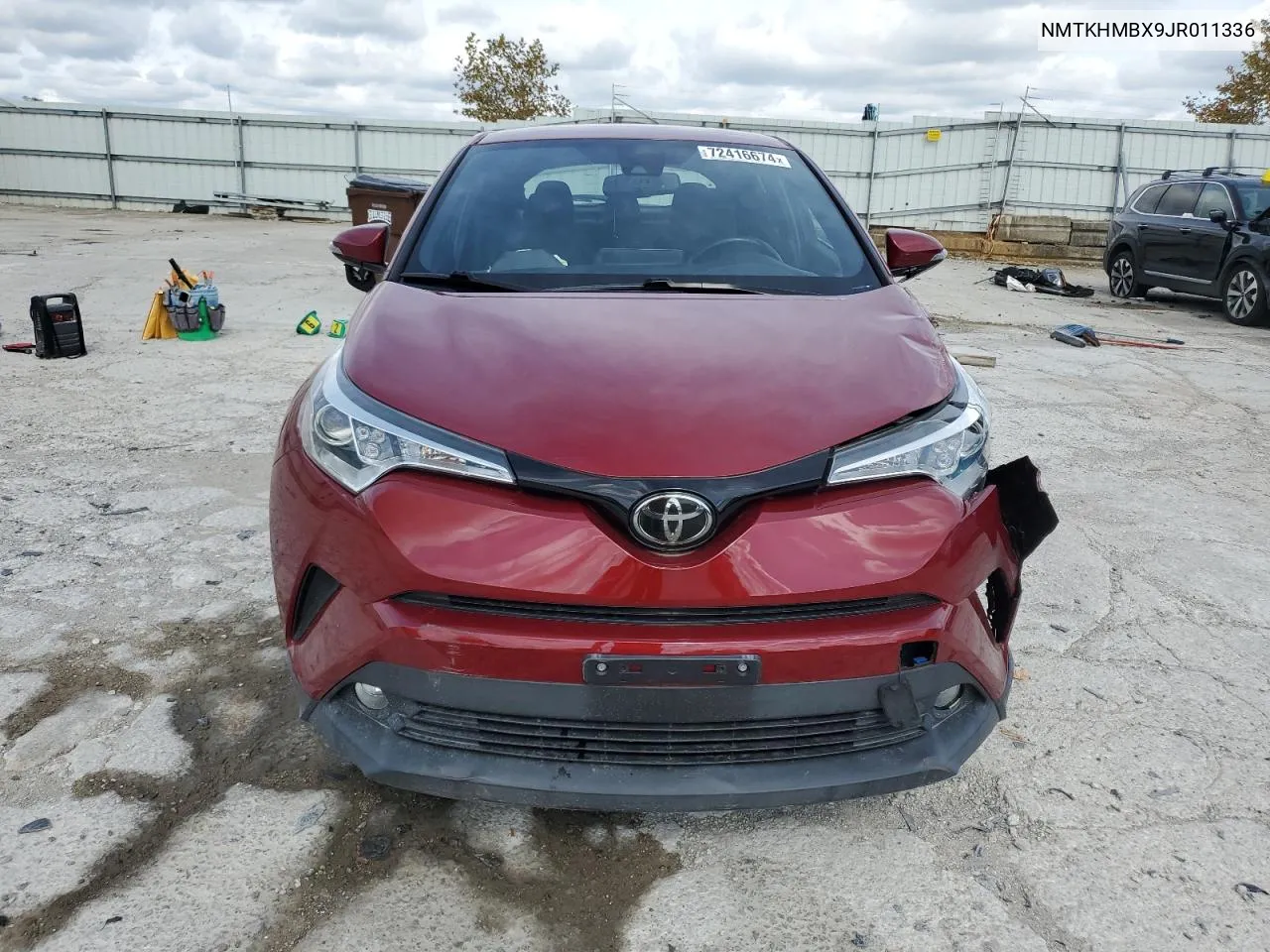 2018 Toyota C-Hr Xle VIN: NMTKHMBX9JR011336 Lot: 72416674