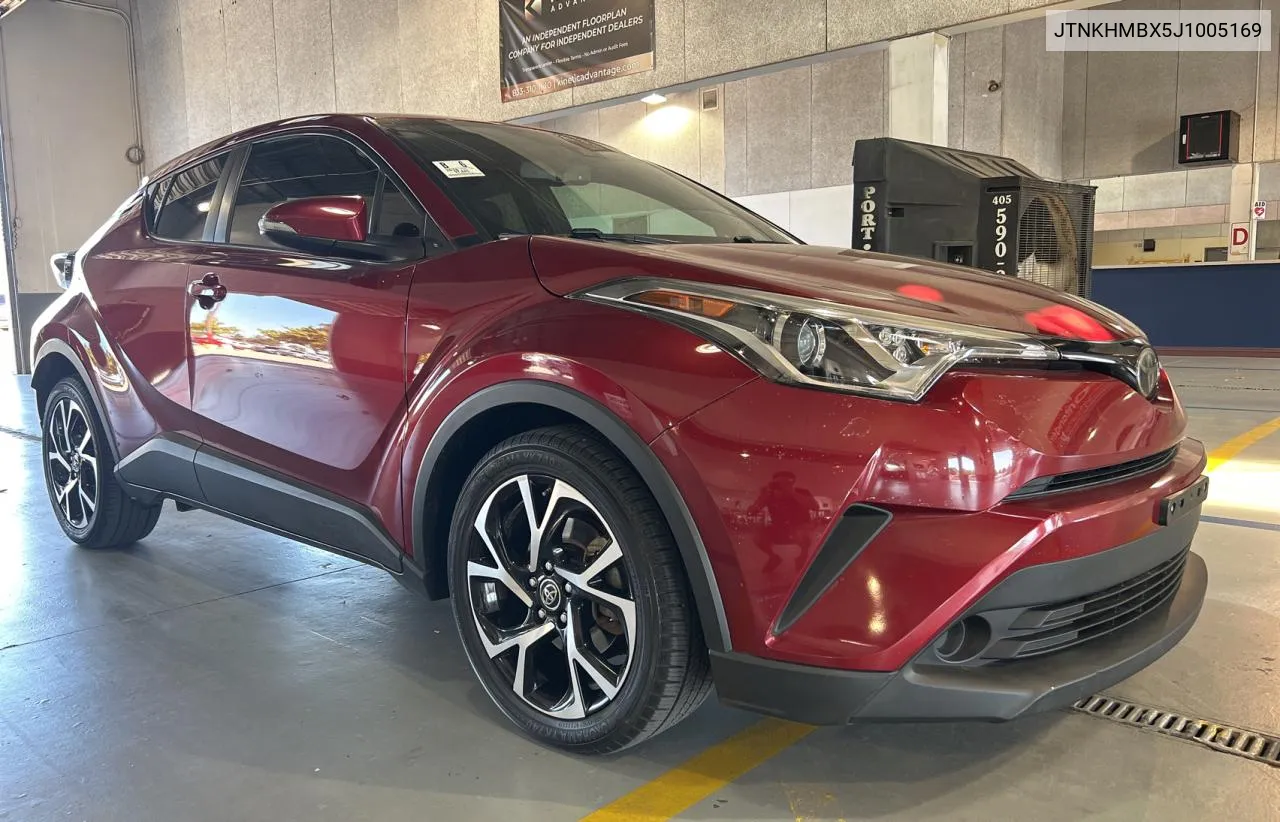 2018 Toyota C-Hr Xle VIN: JTNKHMBX5J1005169 Lot: 72610404