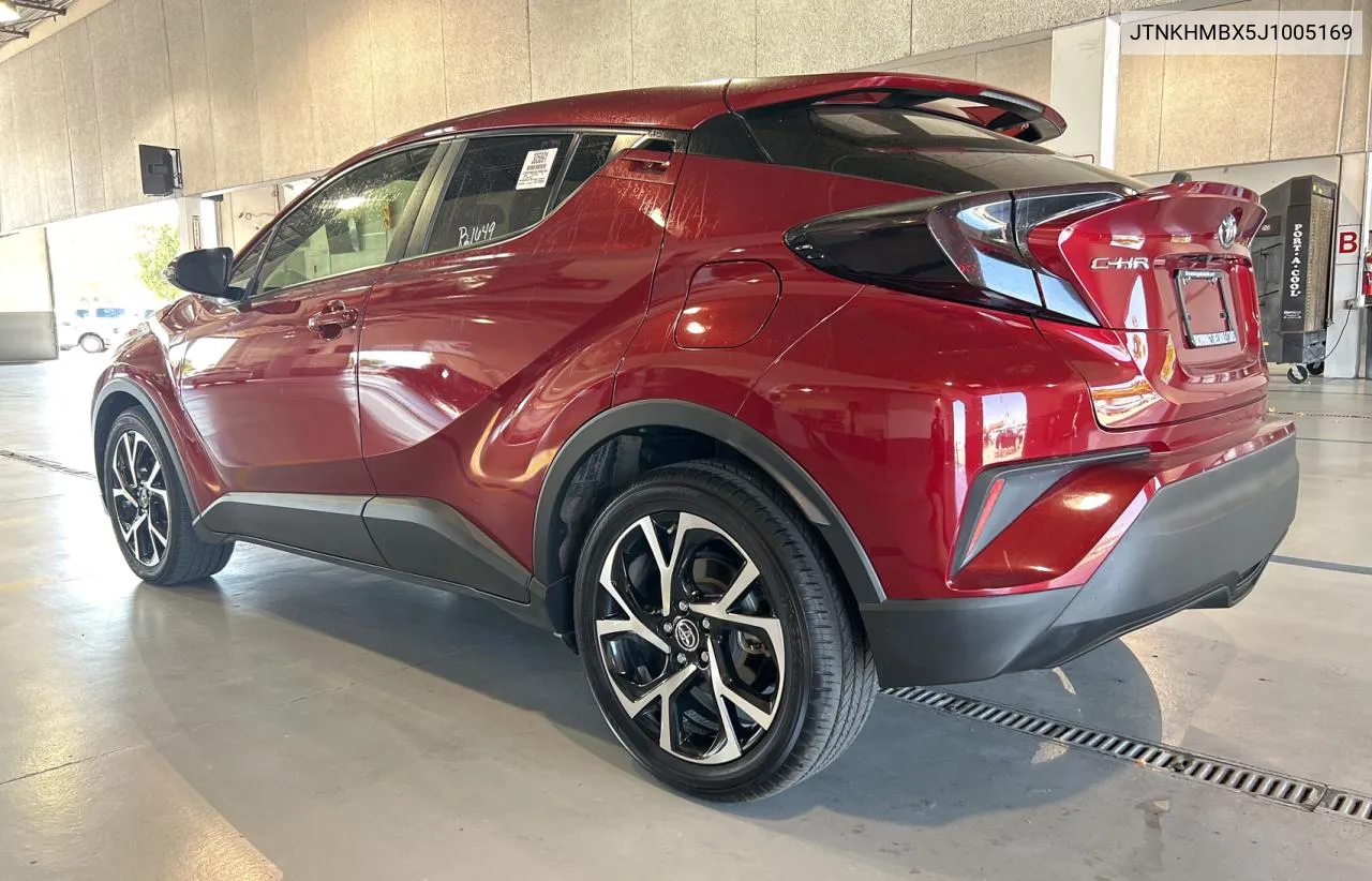 2018 Toyota C-Hr Xle VIN: JTNKHMBX5J1005169 Lot: 72610404