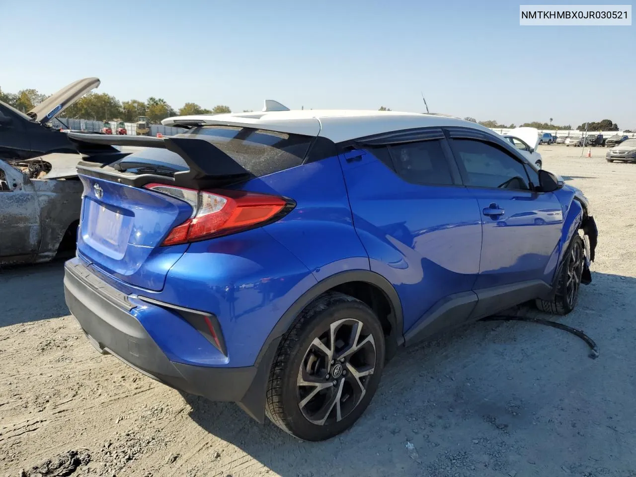 2018 Toyota C-Hr Xle VIN: NMTKHMBX0JR030521 Lot: 73611004