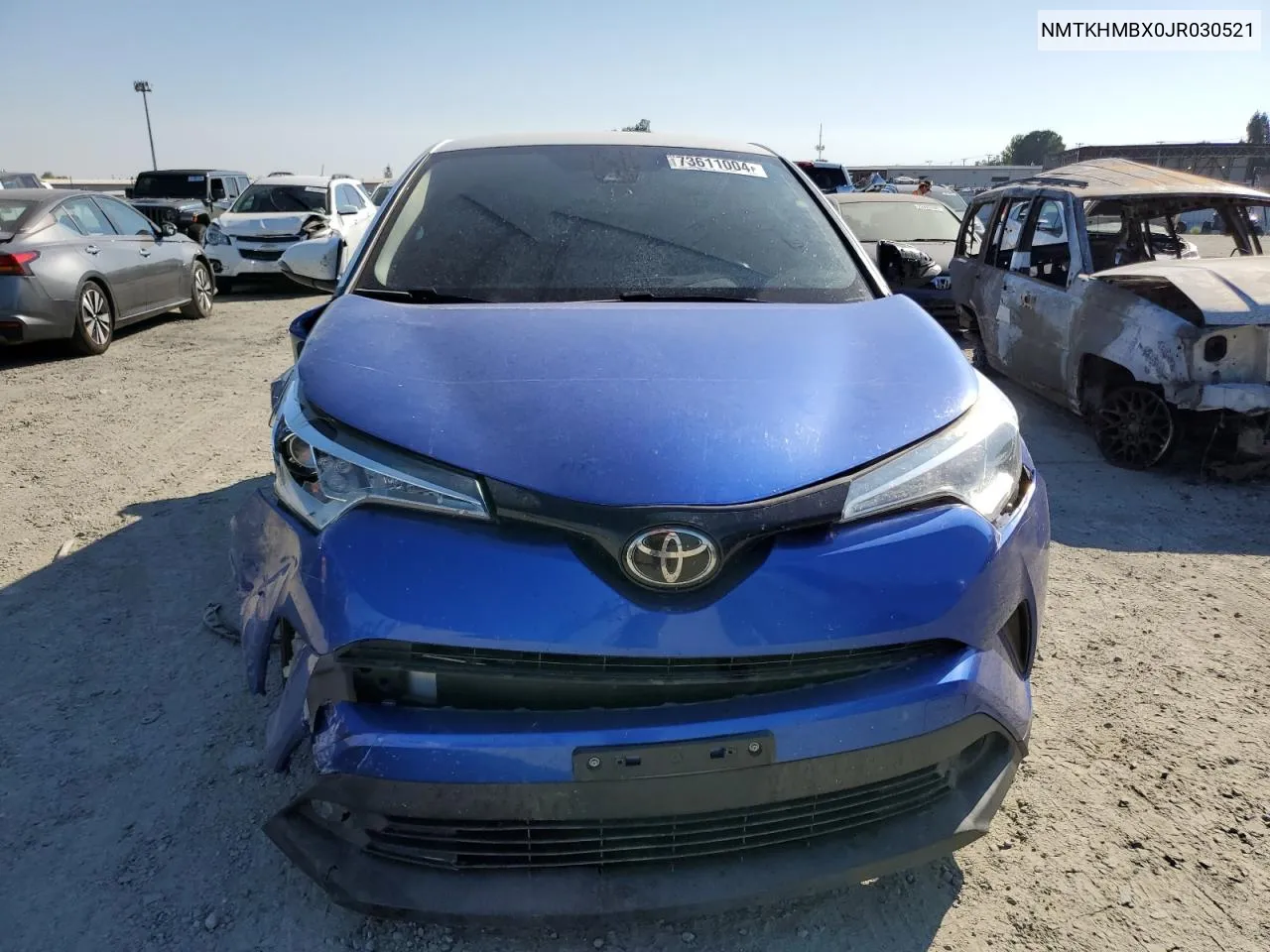 2018 Toyota C-Hr Xle VIN: NMTKHMBX0JR030521 Lot: 73611004