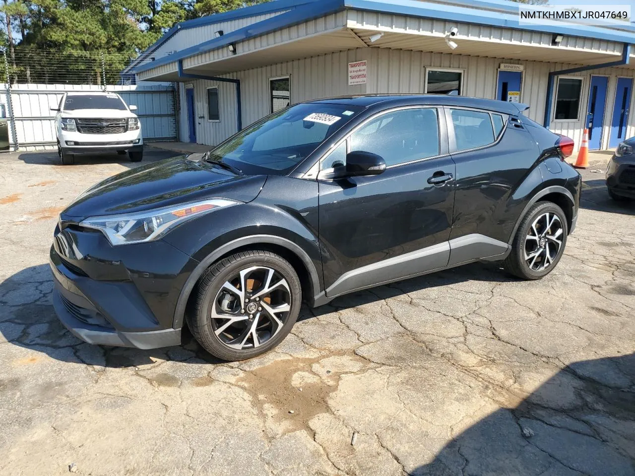 2018 Toyota C-Hr Xle VIN: NMTKHMBX1JR047649 Lot: 73690934