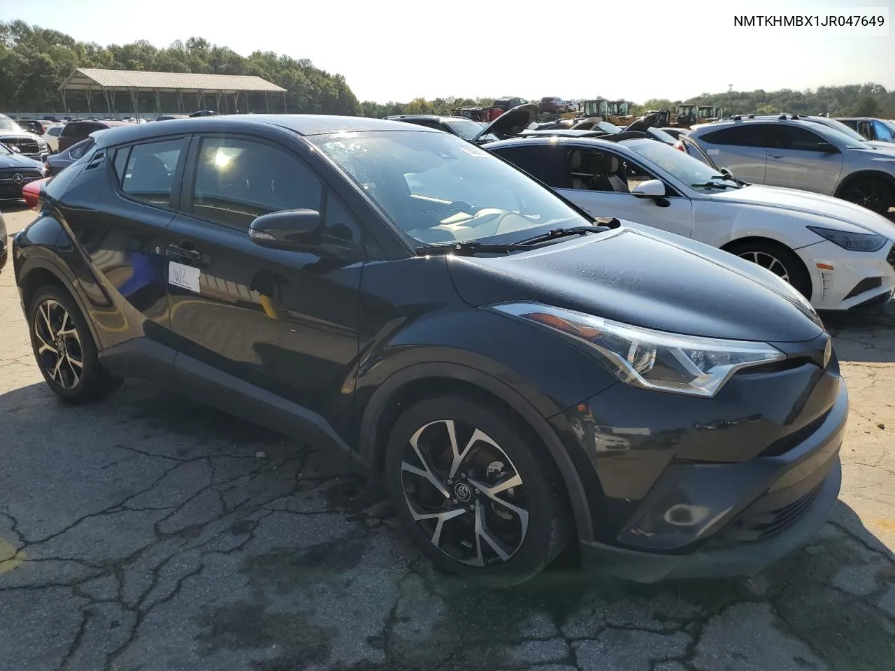 2018 Toyota C-Hr Xle VIN: NMTKHMBX1JR047649 Lot: 73690934