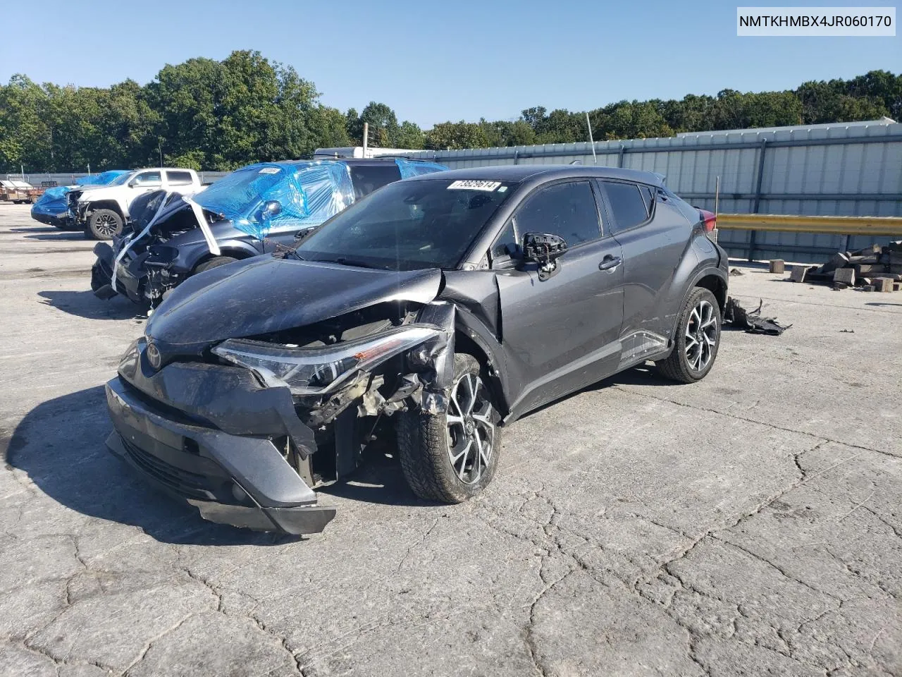 2018 Toyota C-Hr Xle VIN: NMTKHMBX4JR060170 Lot: 73829614