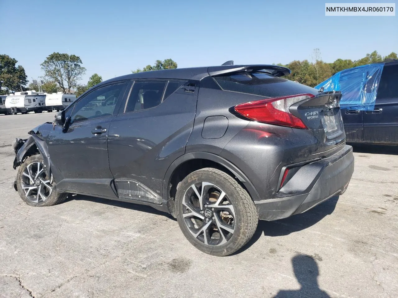 2018 Toyota C-Hr Xle VIN: NMTKHMBX4JR060170 Lot: 73829614