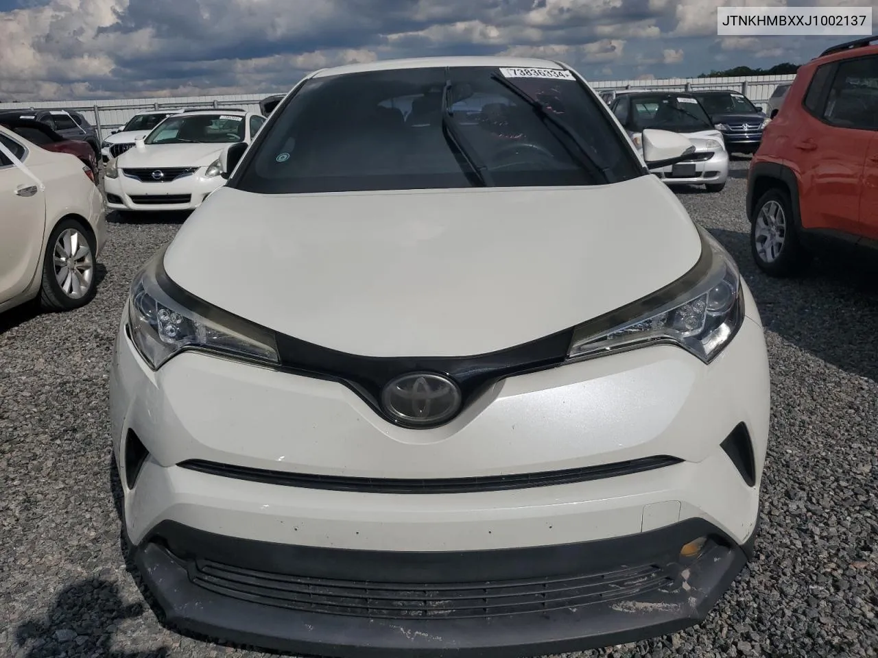 2018 Toyota C-Hr Xle VIN: JTNKHMBXXJ1002137 Lot: 73836334