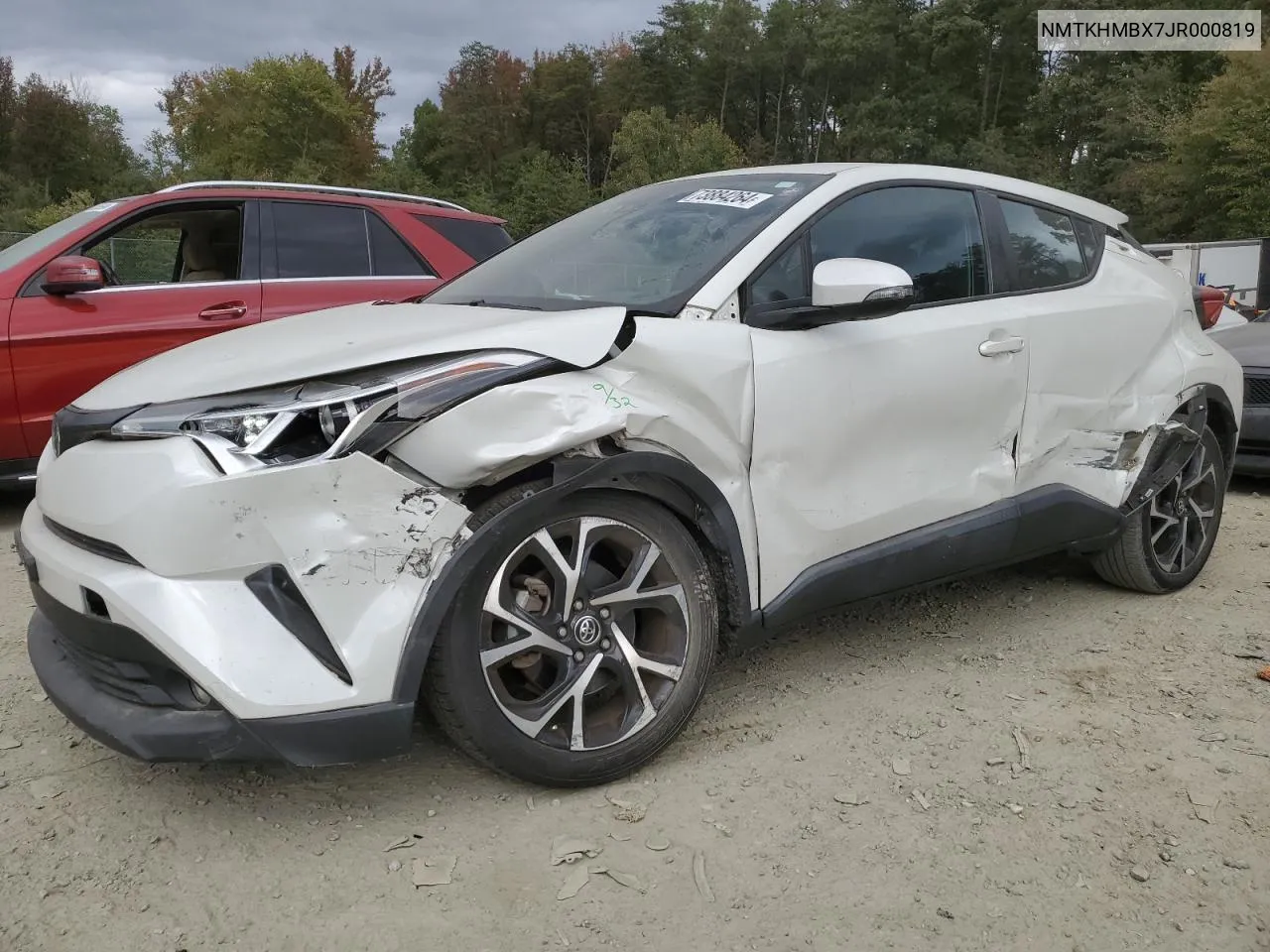 2018 Toyota C-Hr Xle VIN: NMTKHMBX7JR000819 Lot: 73884264