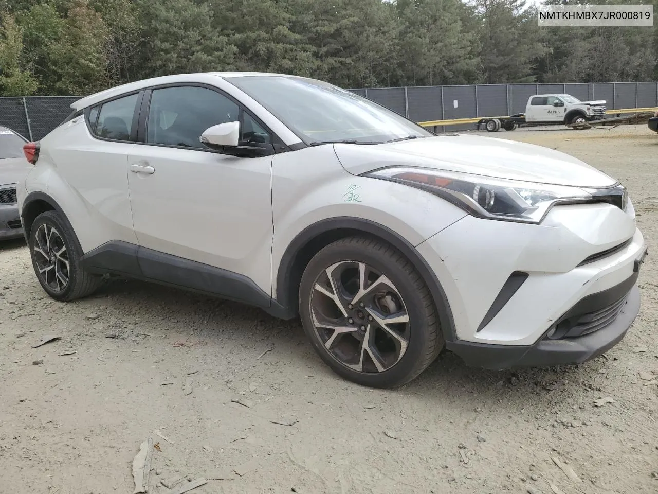 2018 Toyota C-Hr Xle VIN: NMTKHMBX7JR000819 Lot: 73884264