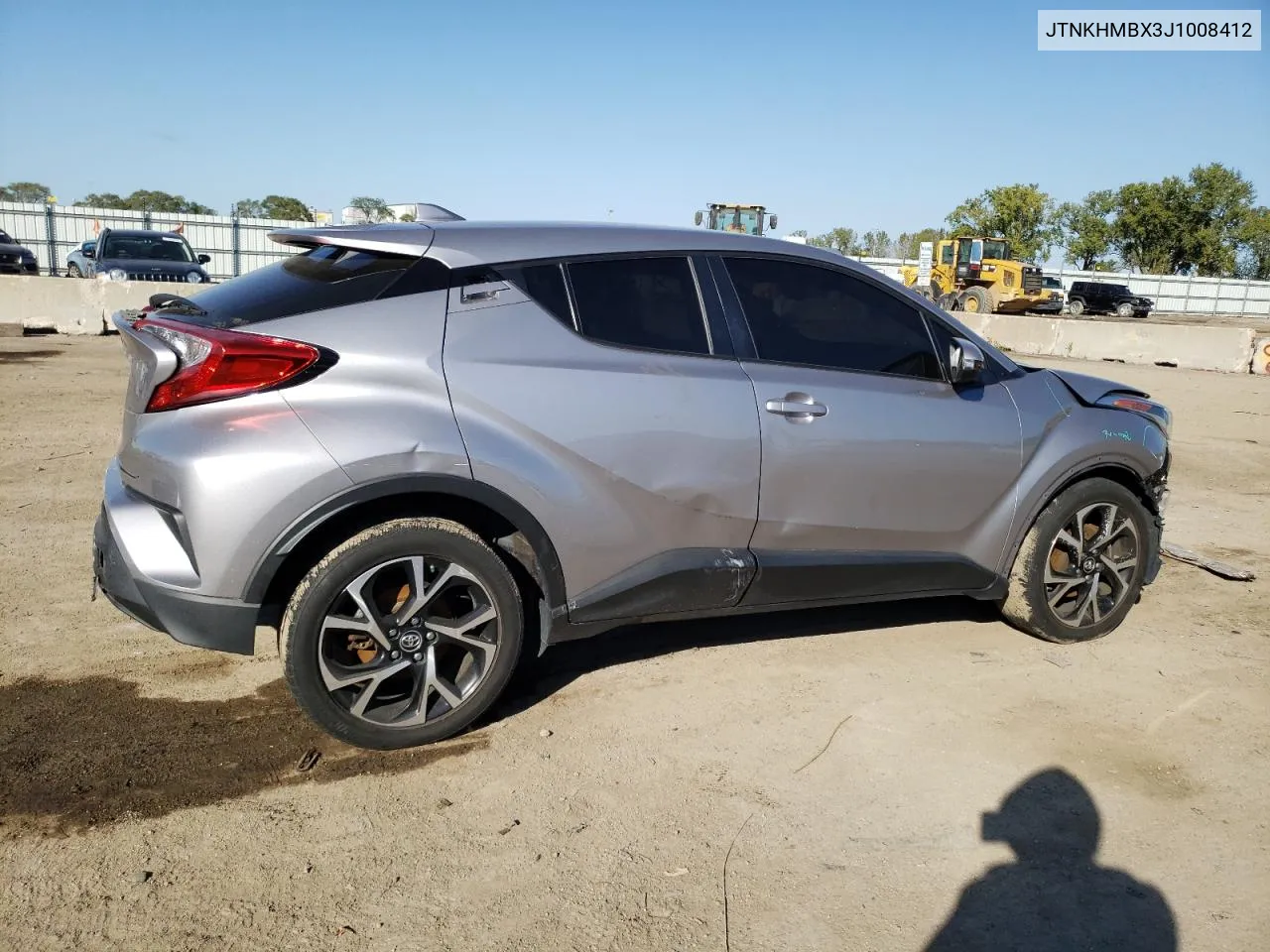 2018 Toyota C-Hr Xle VIN: JTNKHMBX3J1008412 Lot: 74110784