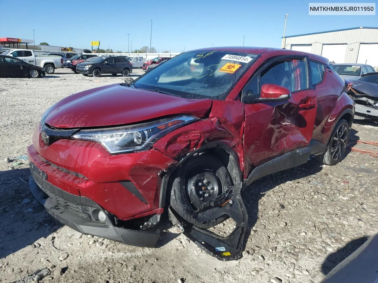 NMTKHMBX5JR011950 2018 Toyota C-Hr Xle