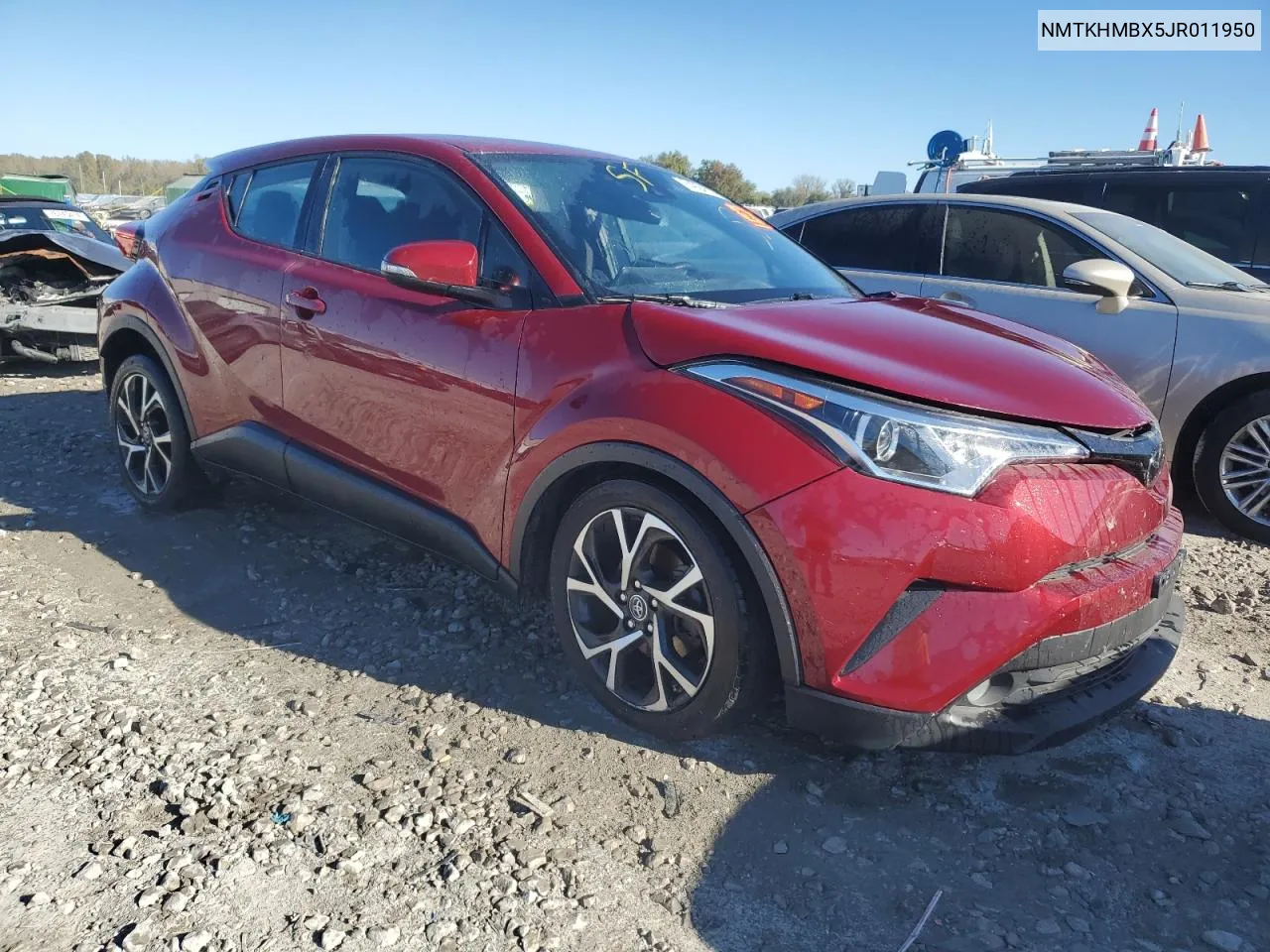 2018 Toyota C-Hr Xle VIN: NMTKHMBX5JR011950 Lot: 74994814