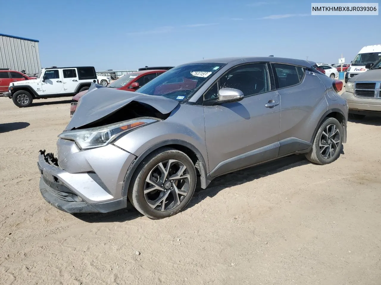 2018 Toyota C-Hr Xle VIN: NMTKHMBX8JR039306 Lot: 75331534