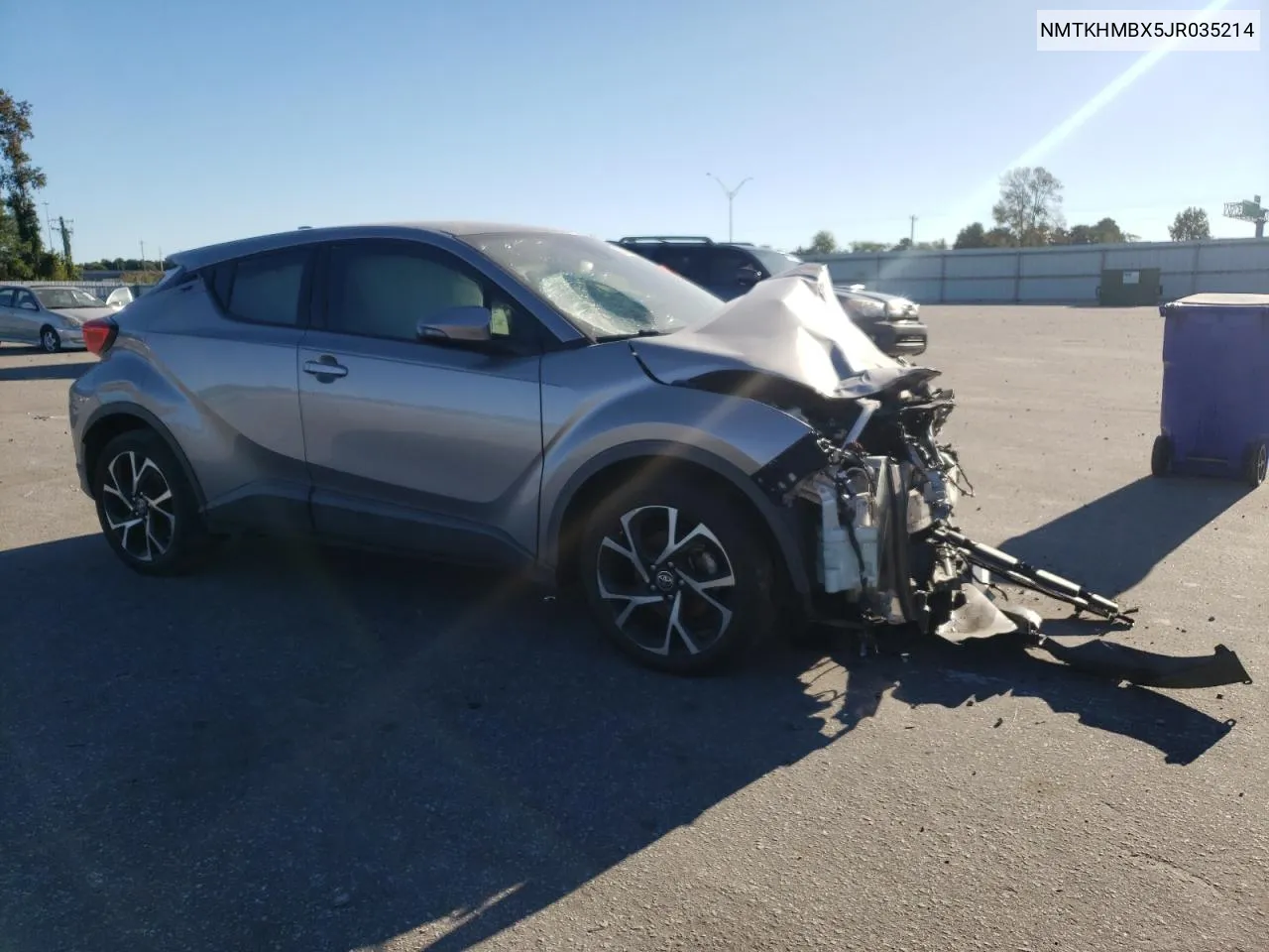 2018 Toyota C-Hr Xle VIN: NMTKHMBX5JR035214 Lot: 75856114