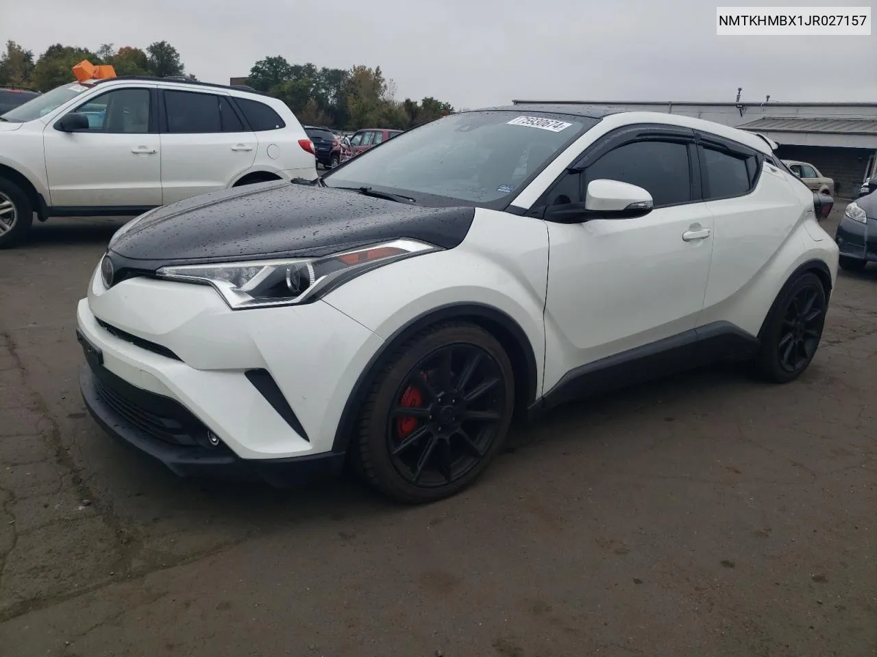 2018 Toyota C-Hr Xle VIN: NMTKHMBX1JR027157 Lot: 75930674