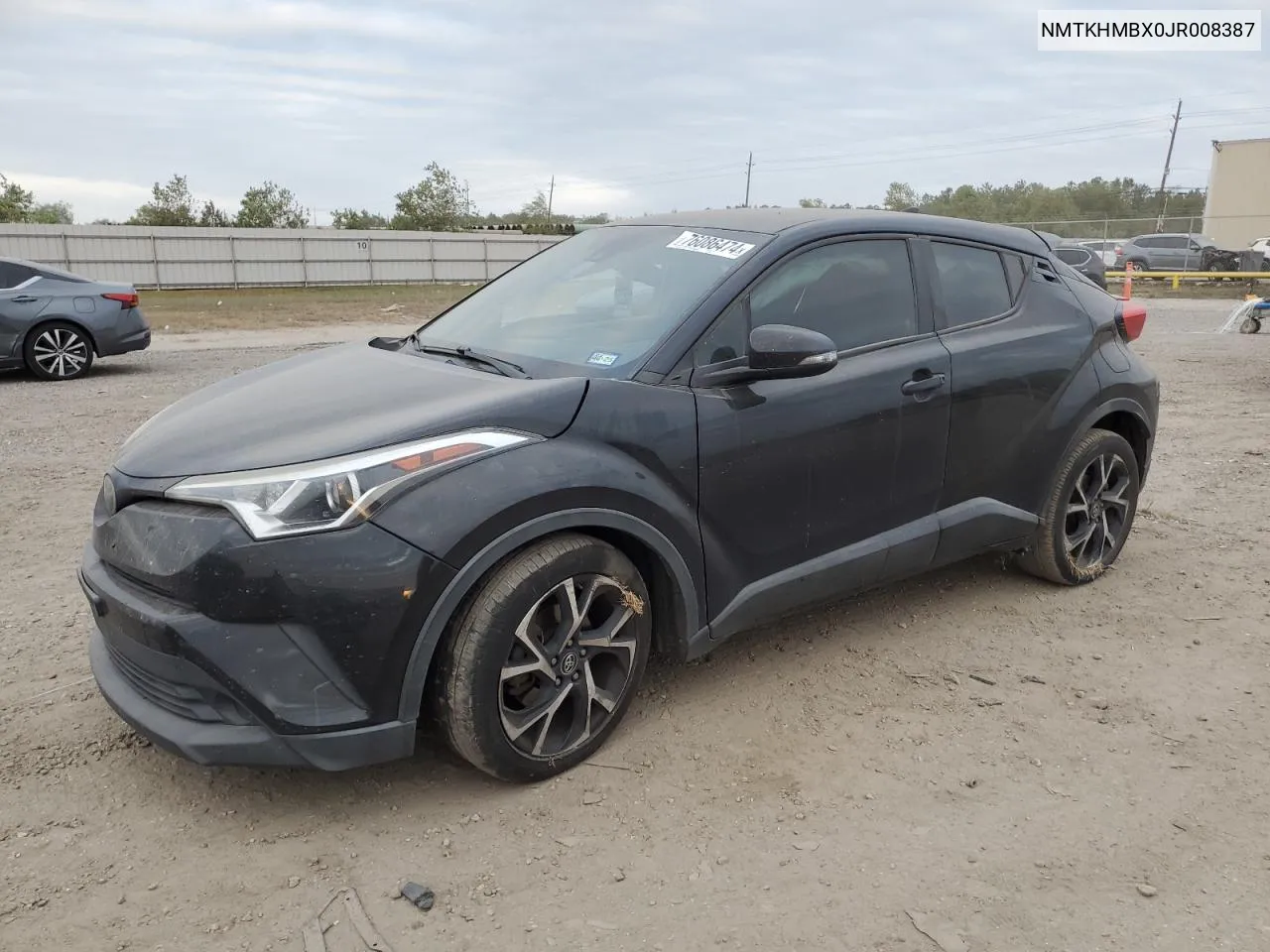 2018 Toyota C-Hr Xle VIN: NMTKHMBX0JR008387 Lot: 76086474