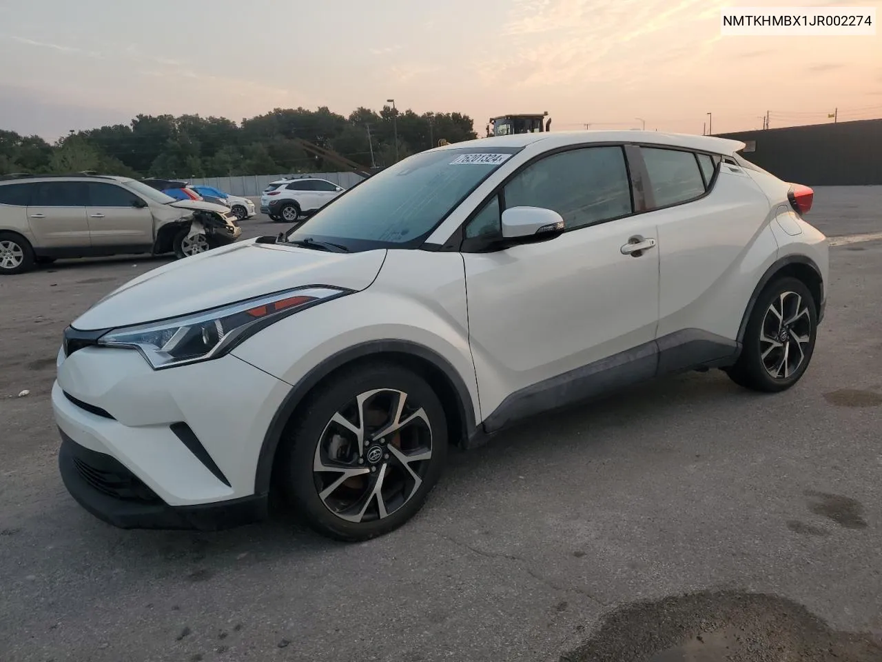 2018 Toyota C-Hr Xle VIN: NMTKHMBX1JR002274 Lot: 76201324