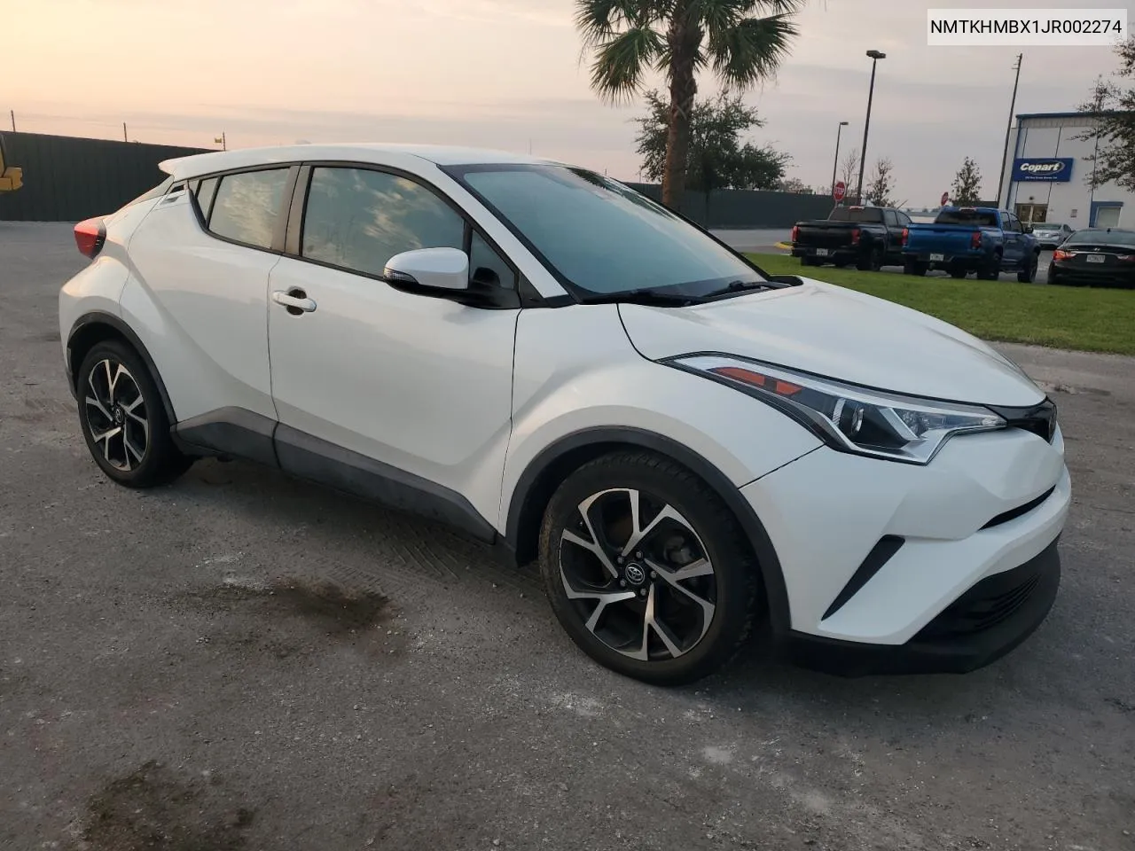 2018 Toyota C-Hr Xle VIN: NMTKHMBX1JR002274 Lot: 76201324