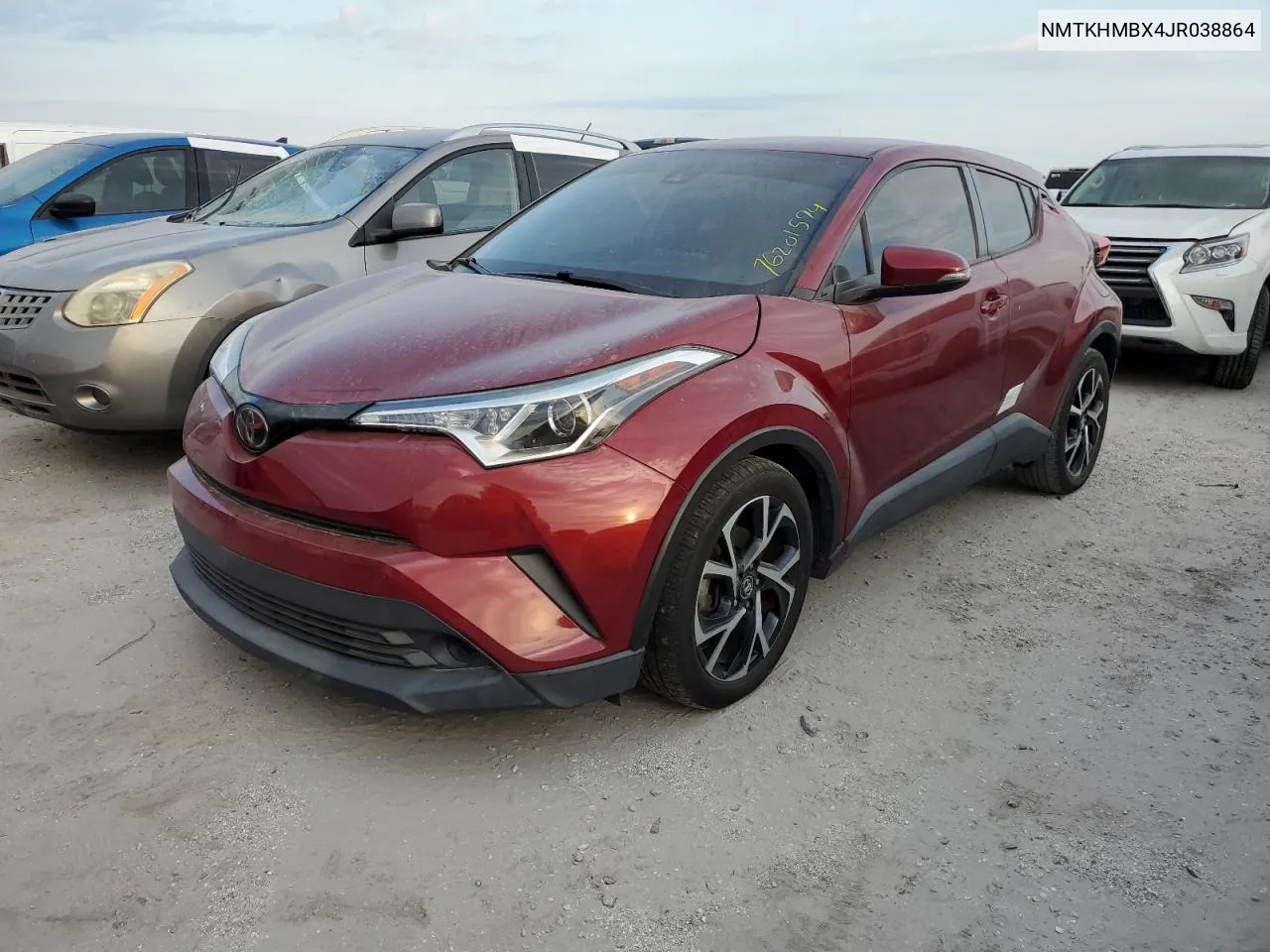 NMTKHMBX4JR038864 2018 Toyota C-Hr Xle