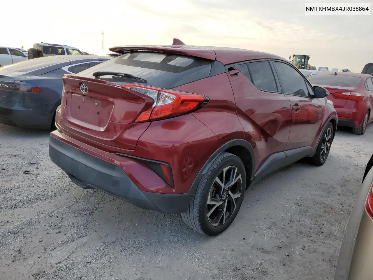 NMTKHMBX4JR038864 2018 Toyota C-Hr Xle