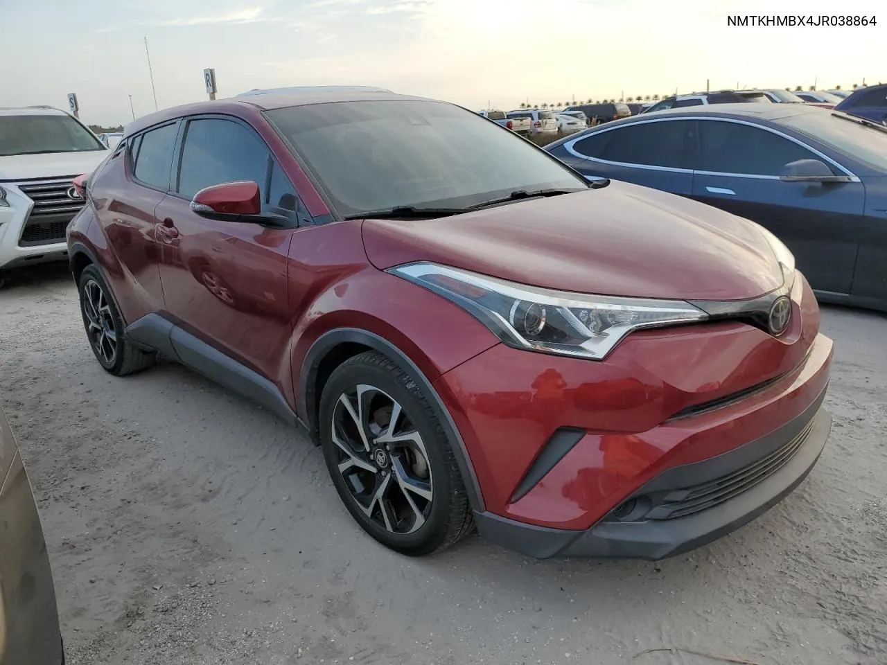 2018 Toyota C-Hr Xle VIN: NMTKHMBX4JR038864 Lot: 76201594