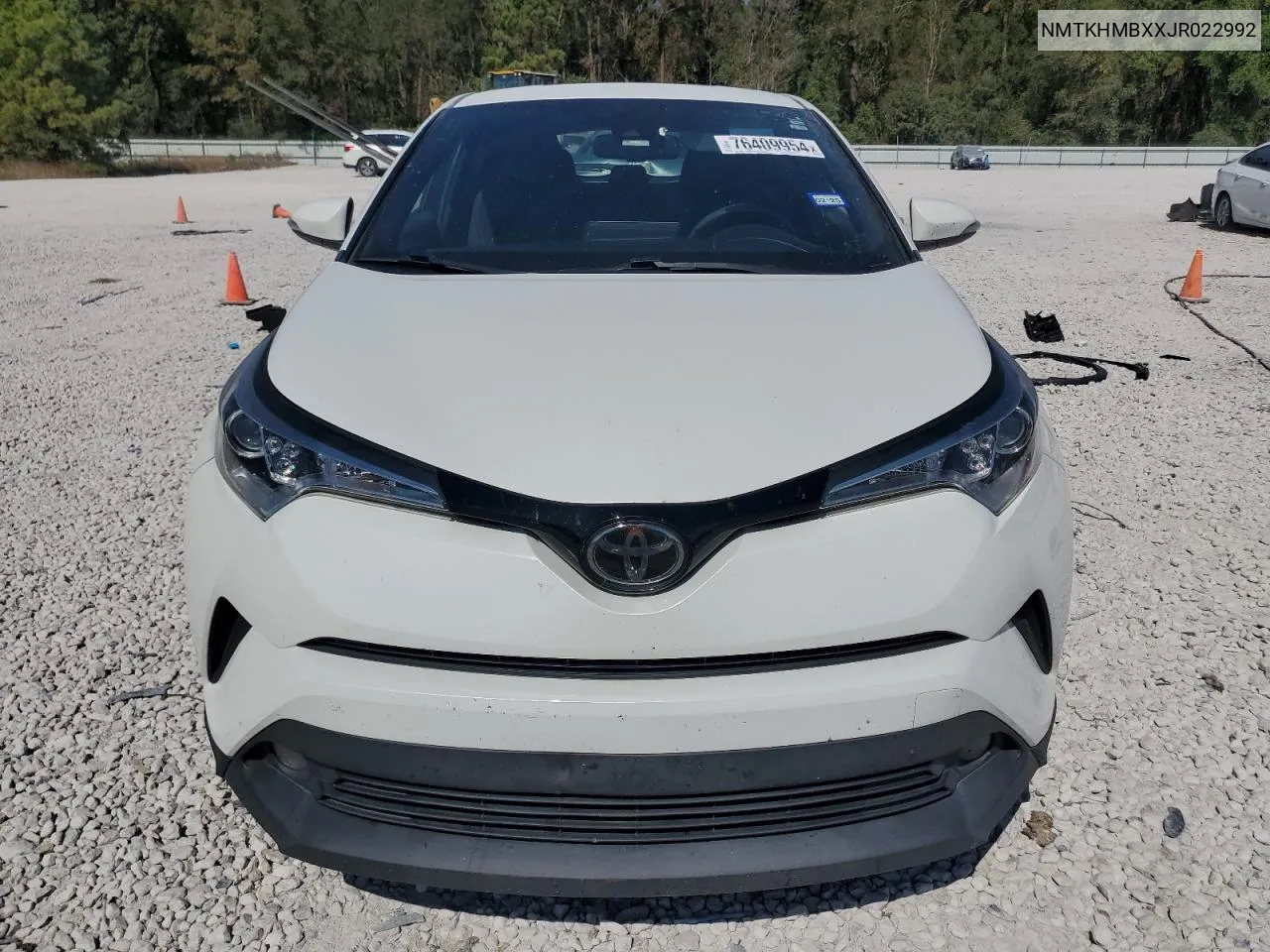 2018 Toyota C-Hr Xle VIN: NMTKHMBXXJR022992 Lot: 76409954