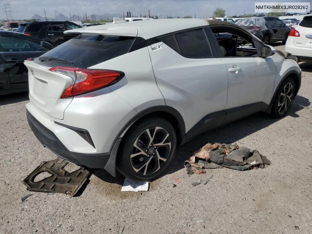 2018 Toyota C-Hr Xle VIN: NMTKHMBX3JR028262 Lot: 76736694