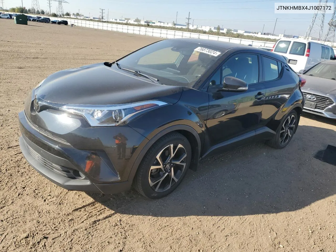 2018 Toyota C-Hr Xle VIN: JTNKHMBX4J1007172 Lot: 76873024