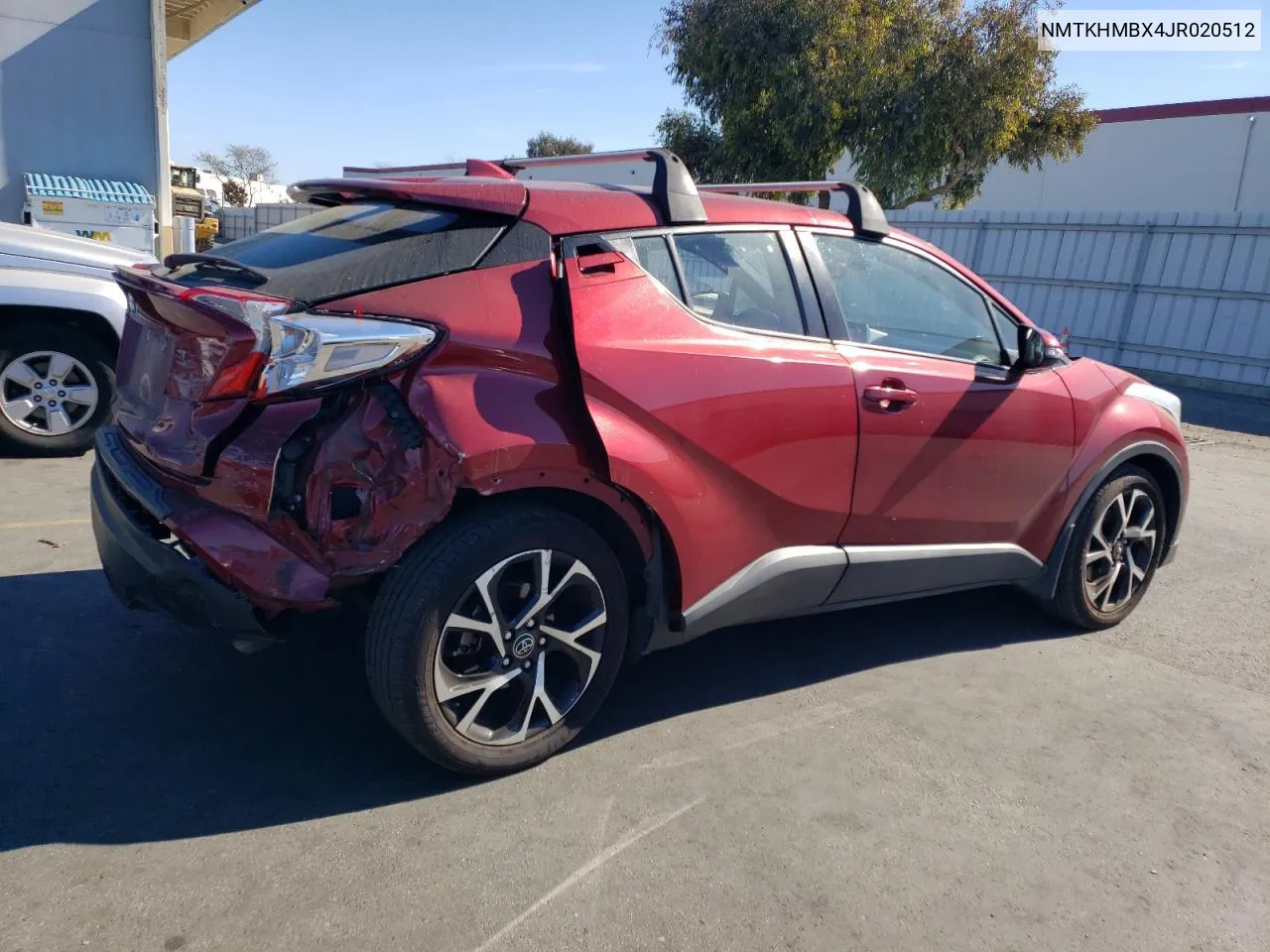 2018 Toyota C-Hr Xle VIN: NMTKHMBX4JR020512 Lot: 77131564