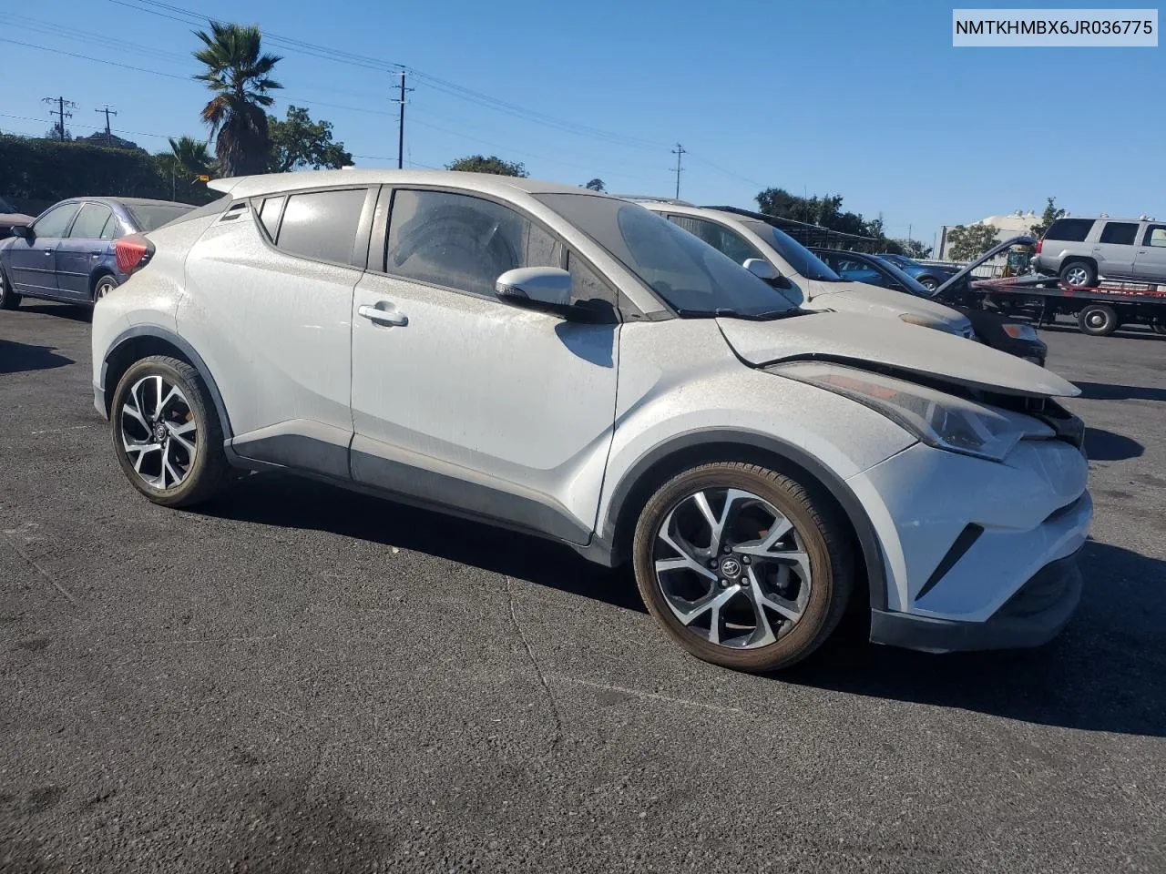 2018 Toyota C-Hr Xle VIN: NMTKHMBX6JR036775 Lot: 77646584