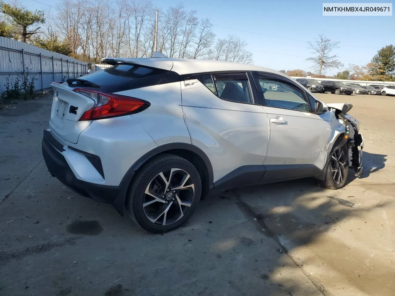 2018 Toyota C-Hr Xle VIN: NMTKHMBX4JR049671 Lot: 77674804