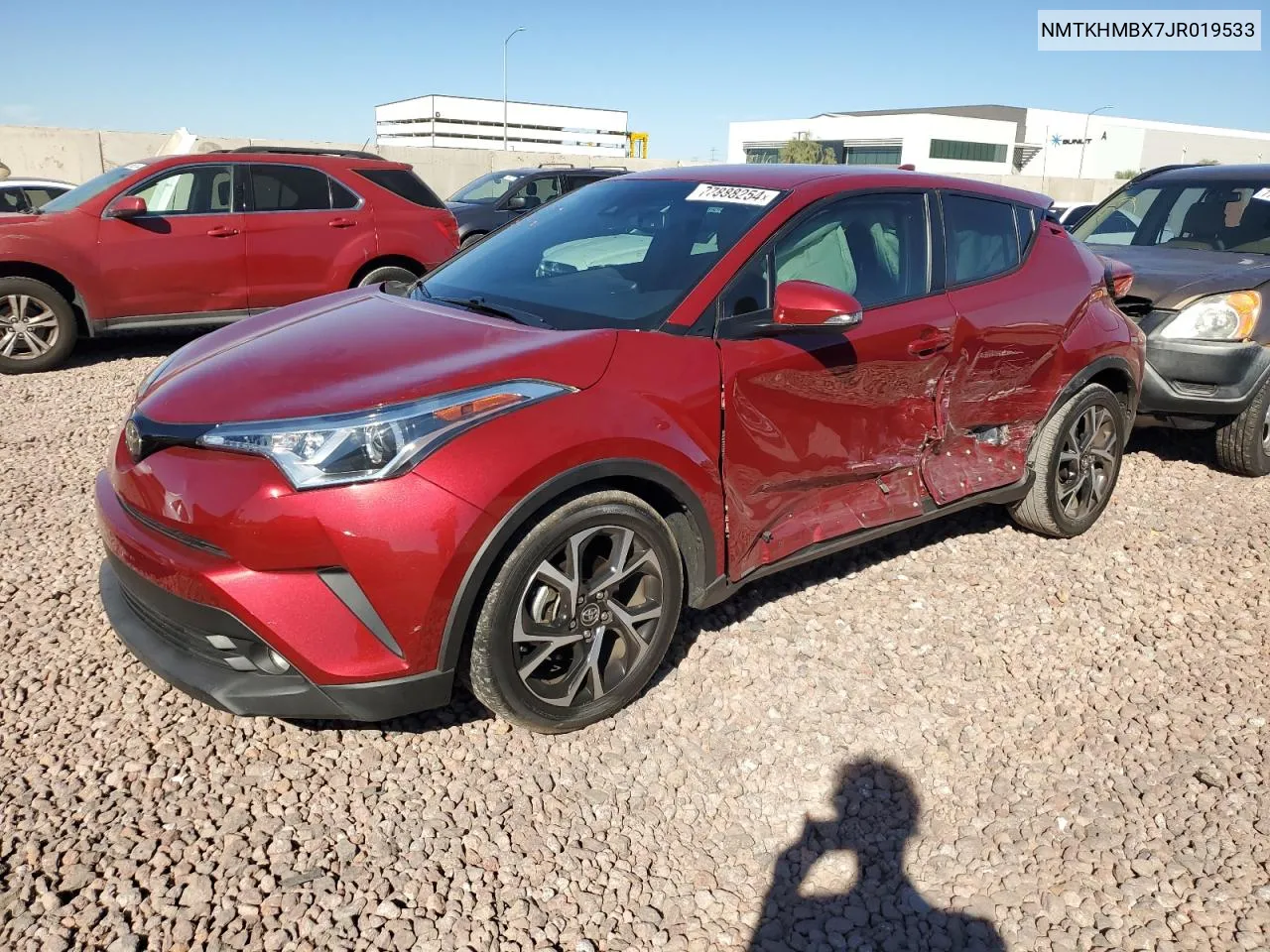 2018 Toyota C-Hr Xle VIN: NMTKHMBX7JR019533 Lot: 77888254