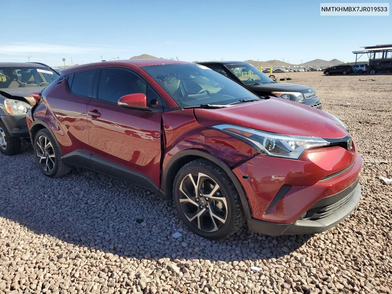 2018 Toyota C-Hr Xle VIN: NMTKHMBX7JR019533 Lot: 77888254