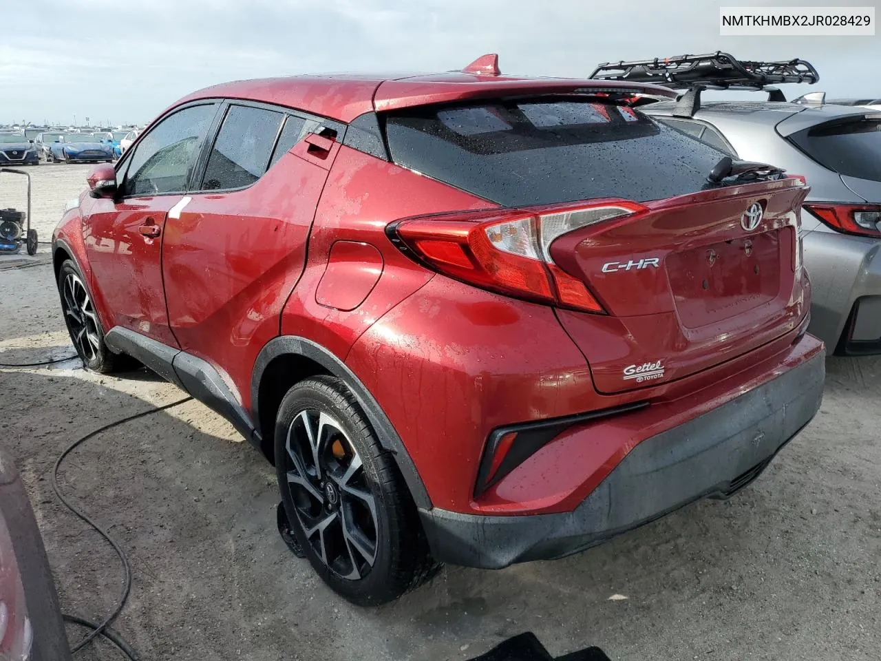 2018 Toyota C-Hr Xle VIN: NMTKHMBX2JR028429 Lot: 78063534