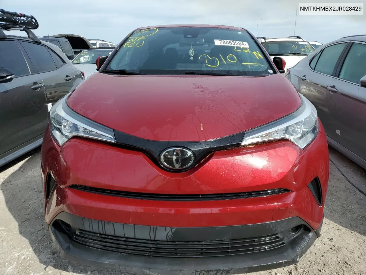 2018 Toyota C-Hr Xle VIN: NMTKHMBX2JR028429 Lot: 78063534