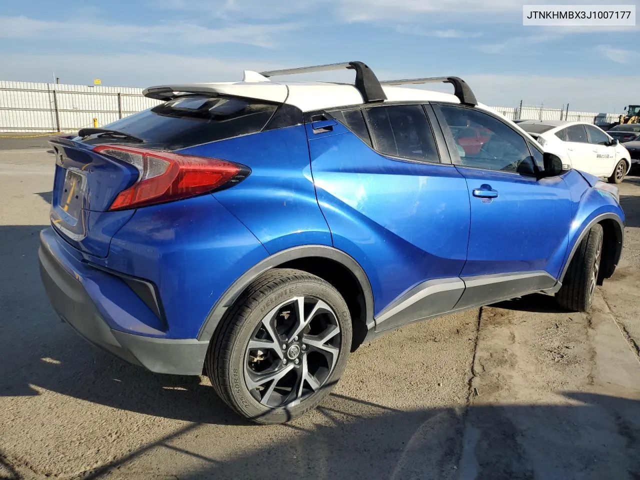 2018 Toyota C-Hr Xle VIN: JTNKHMBX3J1007177 Lot: 78705444