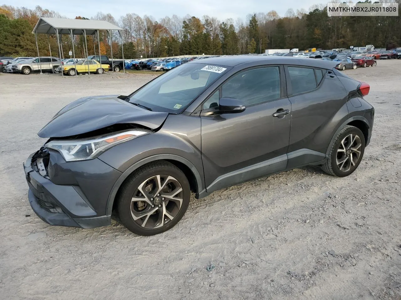 2018 Toyota C-Hr Xle VIN: NMTKHMBX2JR011808 Lot: 78891704