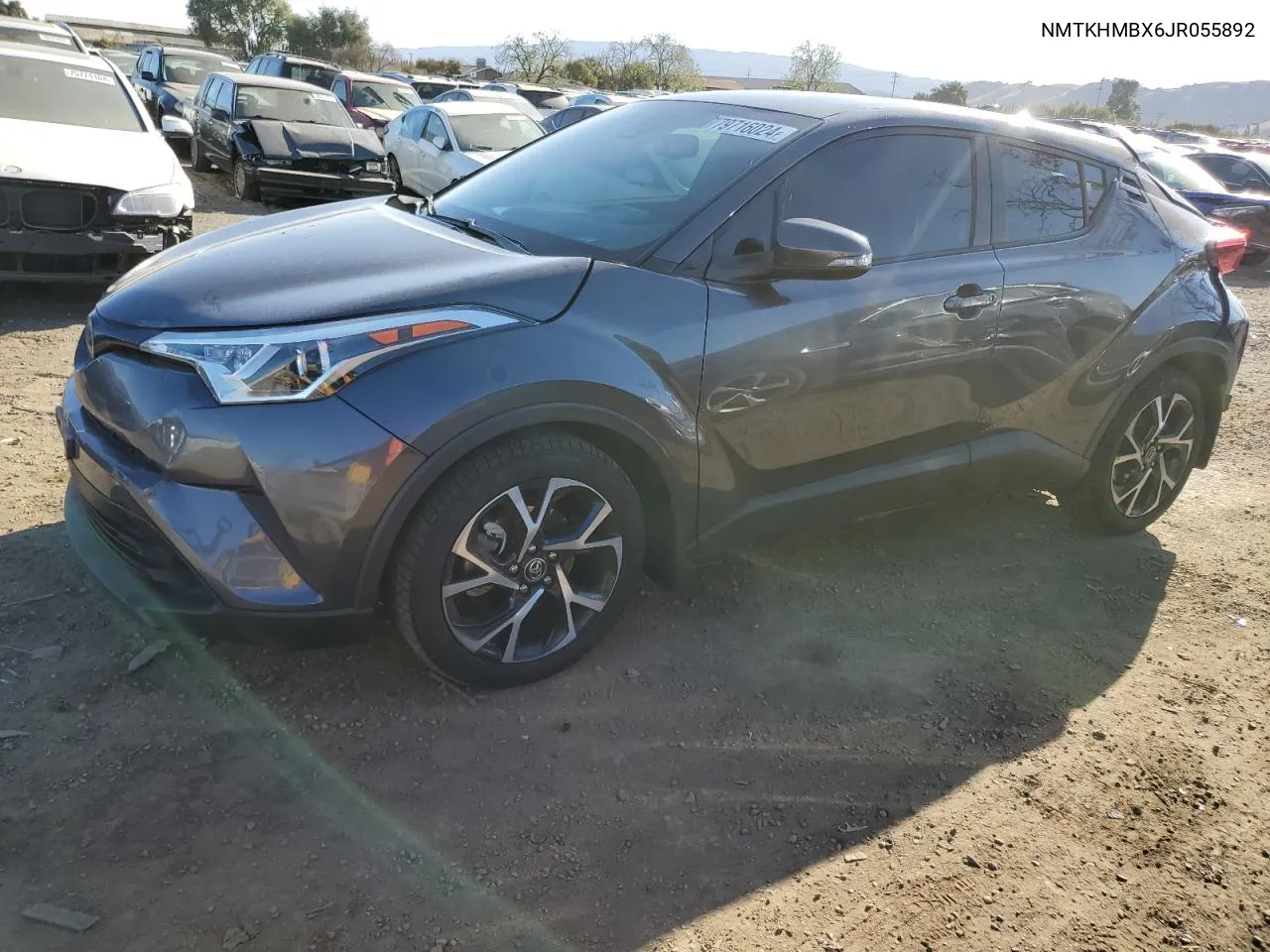 2018 Toyota C-Hr Xle VIN: NMTKHMBX6JR055892 Lot: 79716024