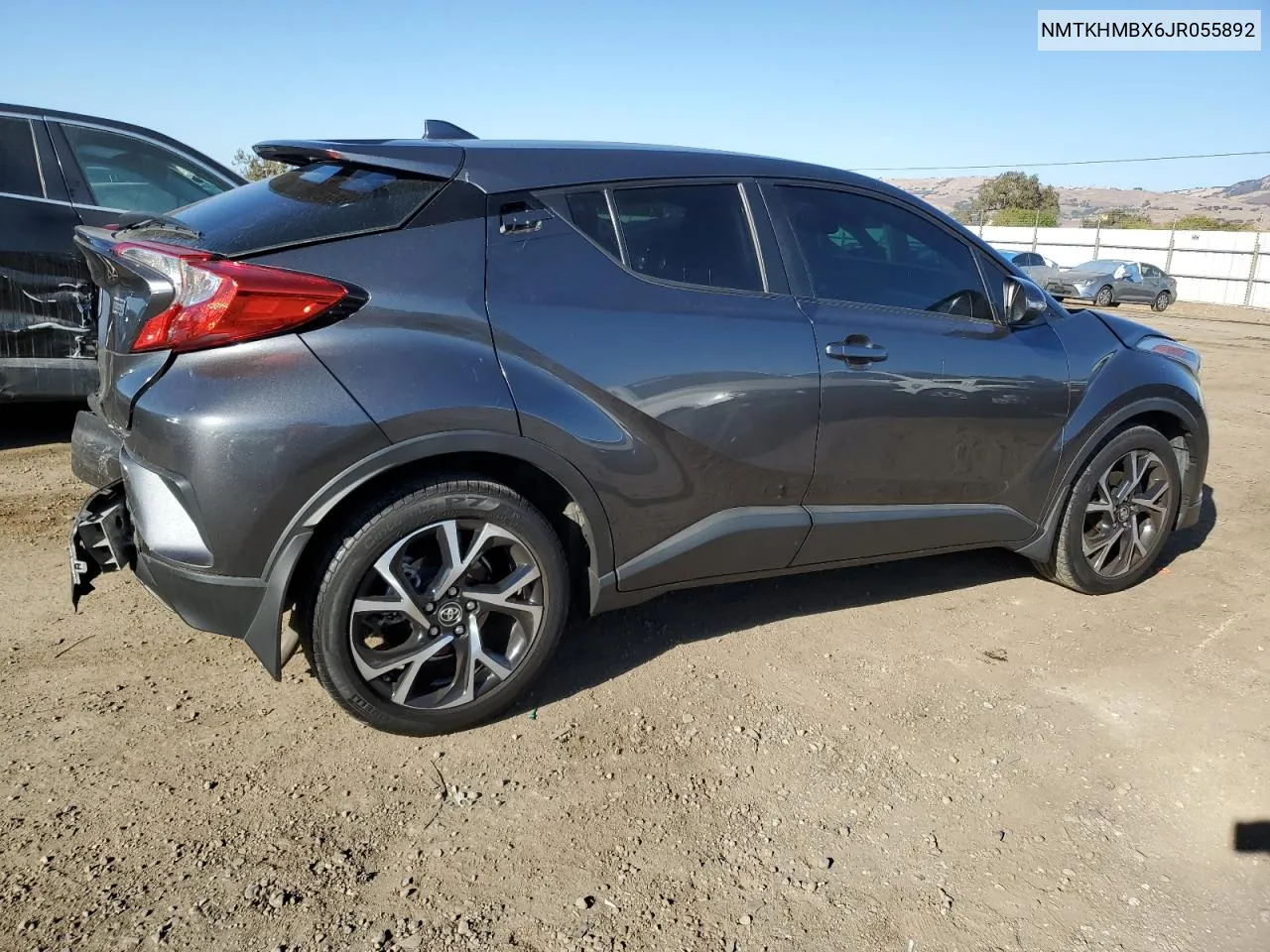 2018 Toyota C-Hr Xle VIN: NMTKHMBX6JR055892 Lot: 79716024