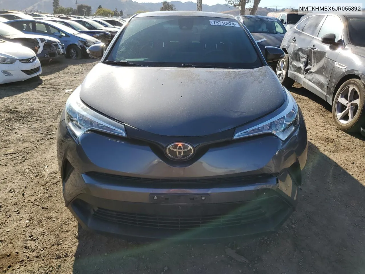 2018 Toyota C-Hr Xle VIN: NMTKHMBX6JR055892 Lot: 79716024