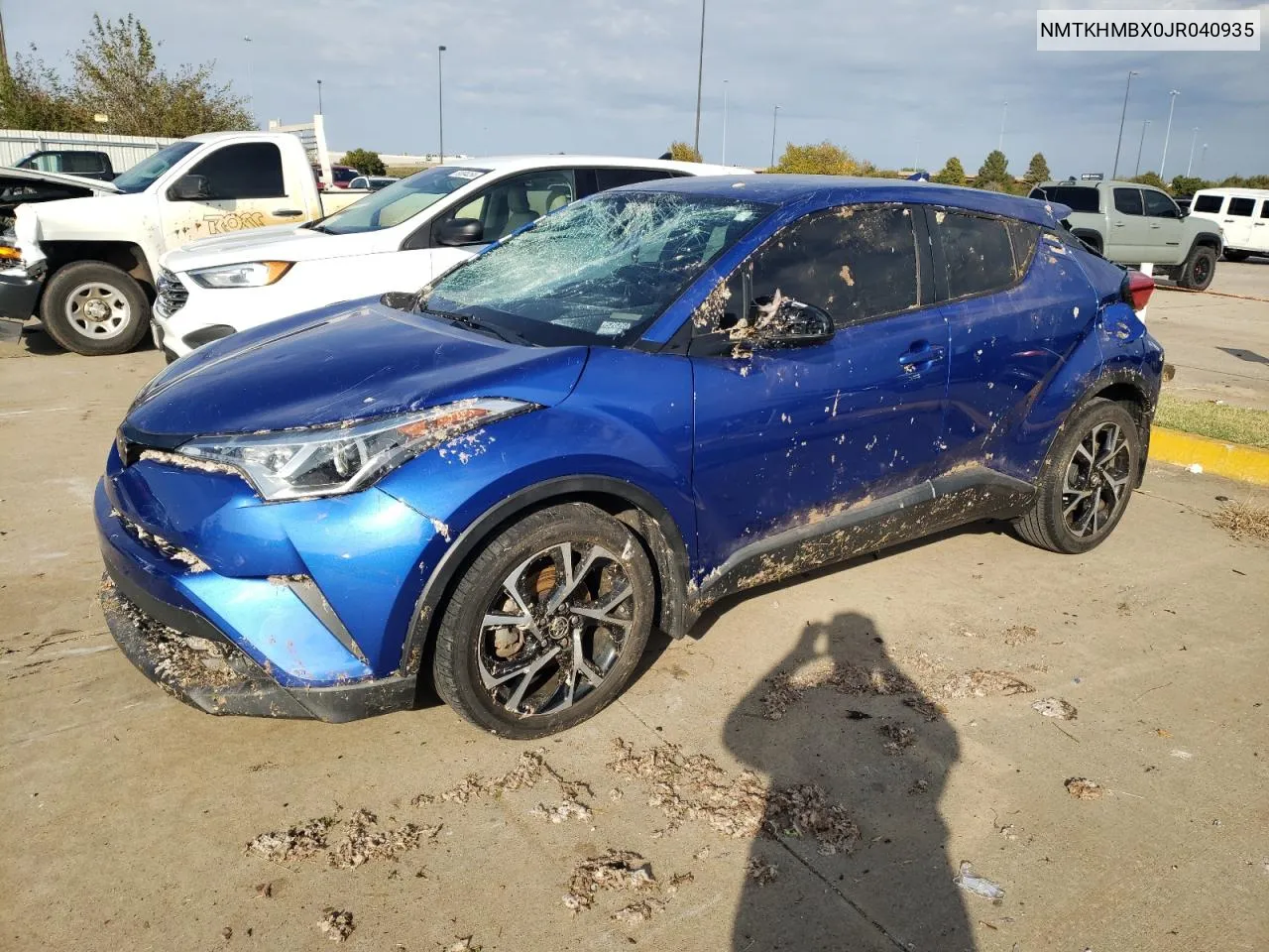 2018 Toyota C-Hr Xle VIN: NMTKHMBX0JR040935 Lot: 79780734