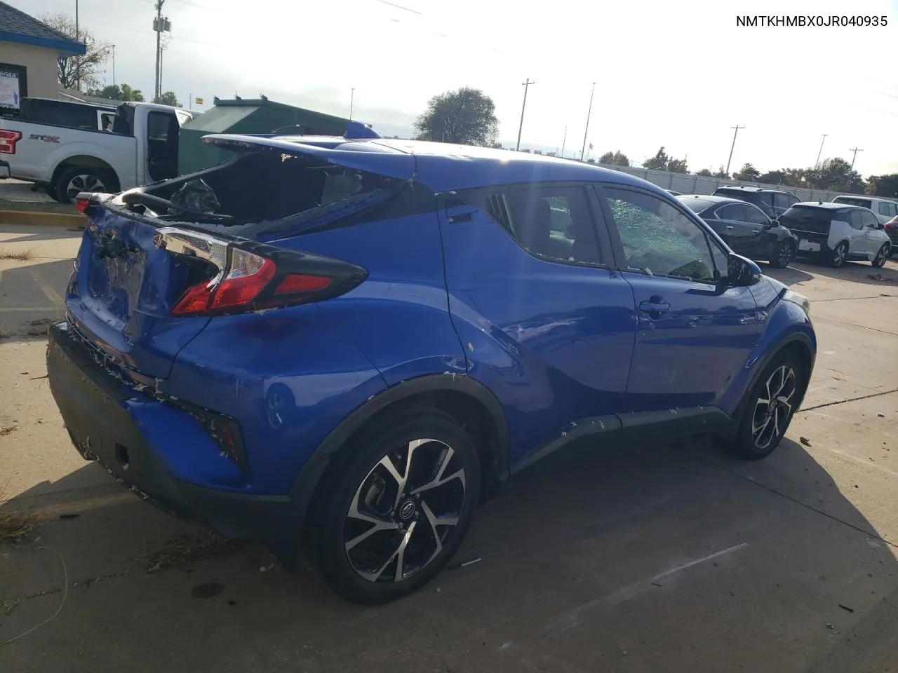 2018 Toyota C-Hr Xle VIN: NMTKHMBX0JR040935 Lot: 79780734