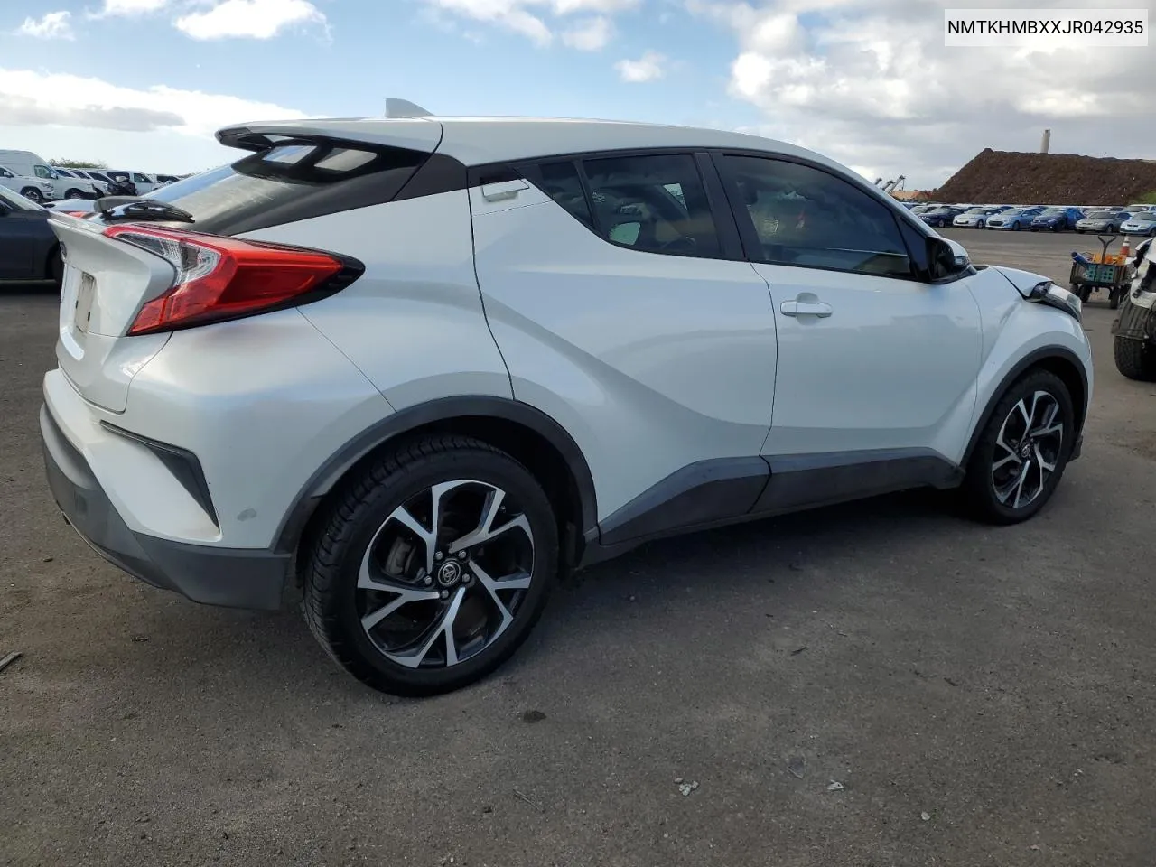 2018 Toyota C-Hr Xle VIN: NMTKHMBXXJR042935 Lot: 79900084