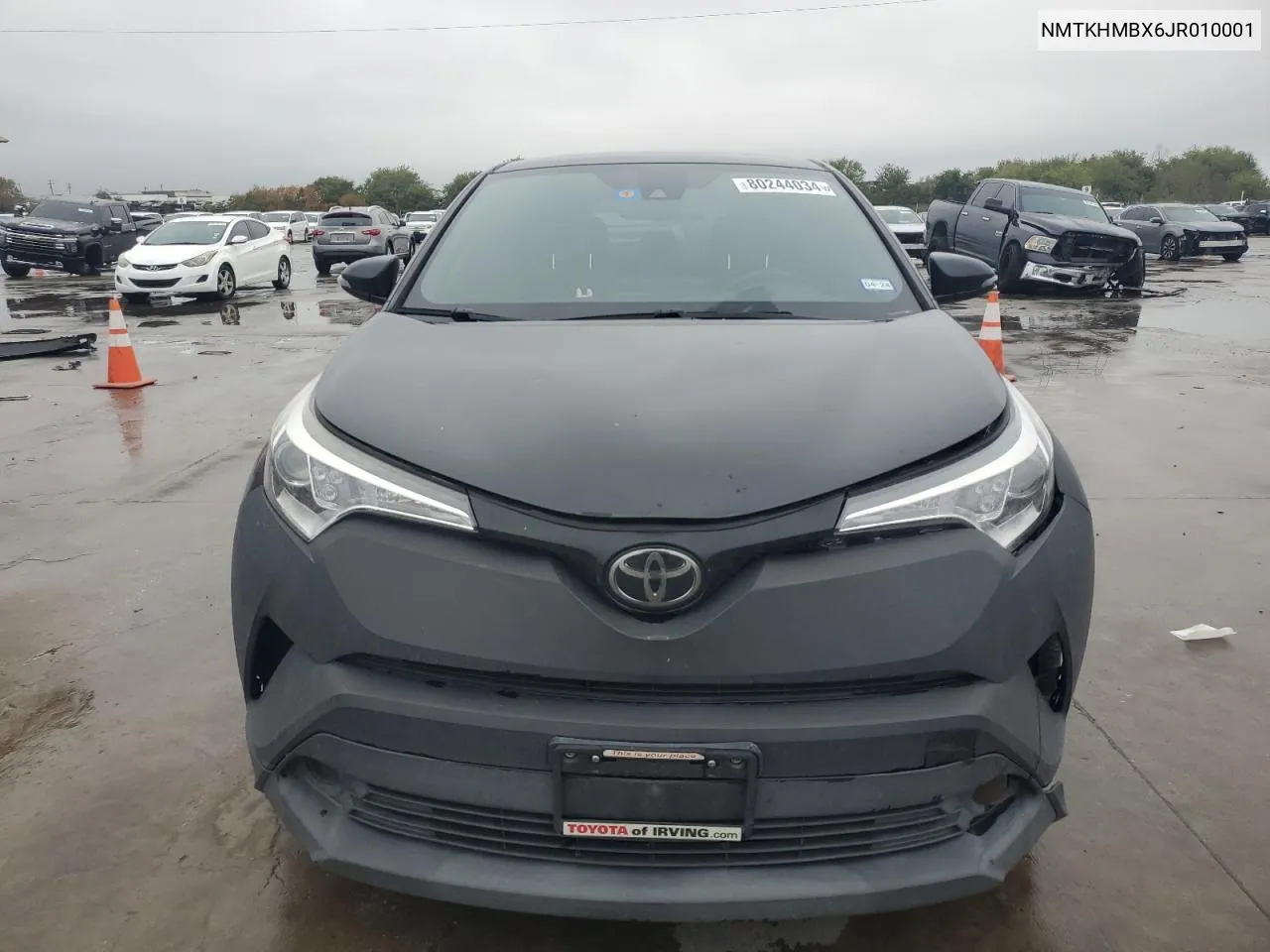 2018 Toyota C-Hr Xle VIN: NMTKHMBX6JR010001 Lot: 80244034