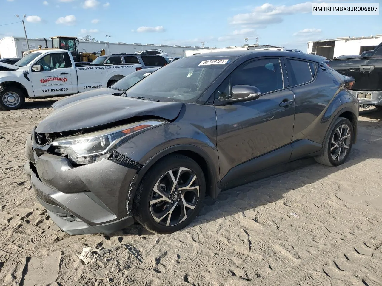 2018 Toyota C-Hr Xle VIN: NMTKHMBX8JR006807 Lot: 80569404