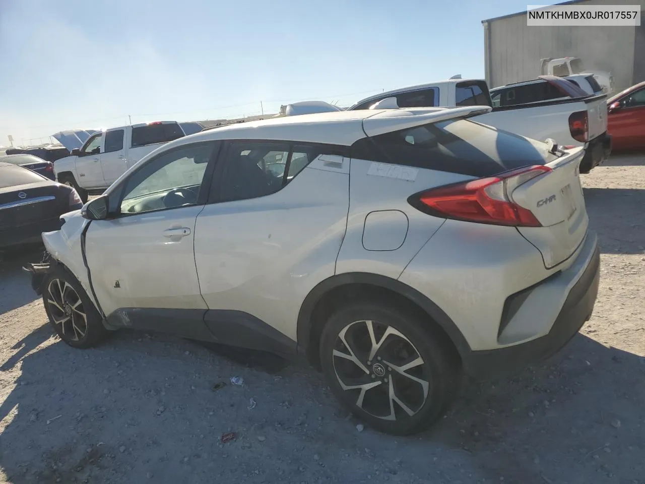 2018 Toyota C-Hr Xle VIN: NMTKHMBX0JR017557 Lot: 80644244