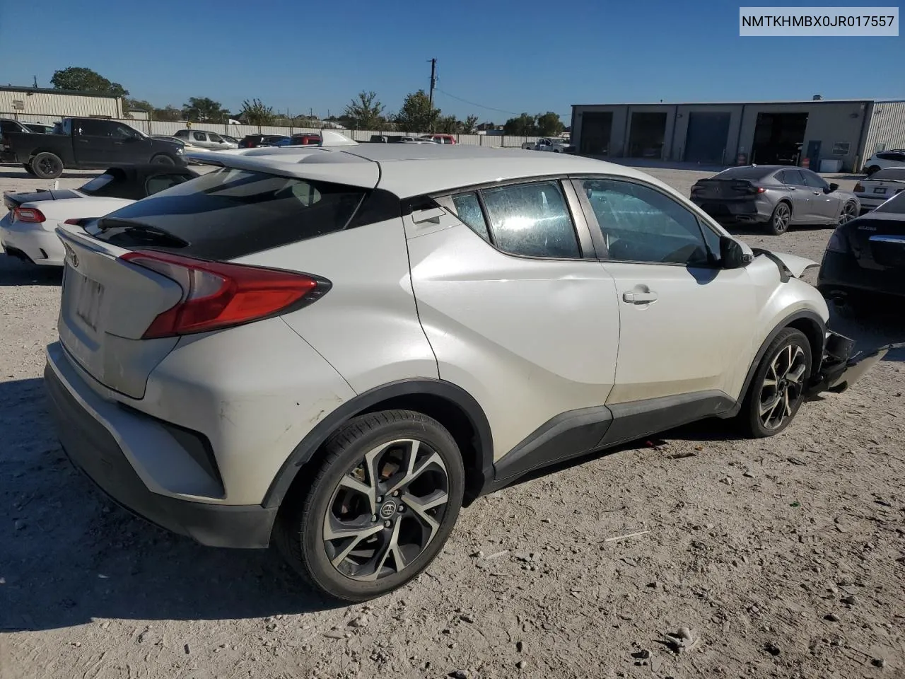 2018 Toyota C-Hr Xle VIN: NMTKHMBX0JR017557 Lot: 80644244