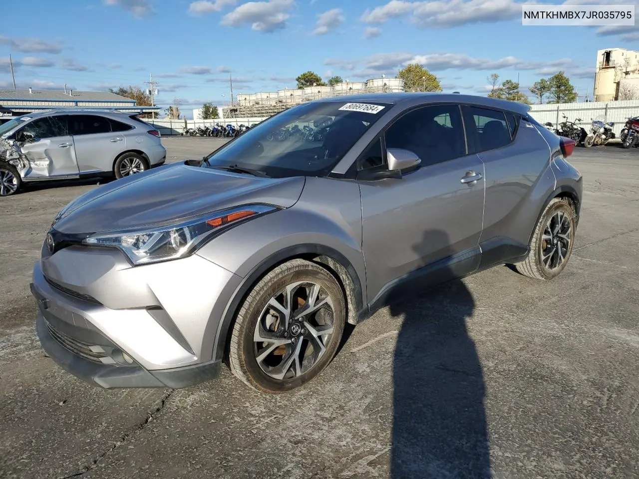 2018 Toyota C-Hr Xle VIN: NMTKHMBX7JR035795 Lot: 80697684