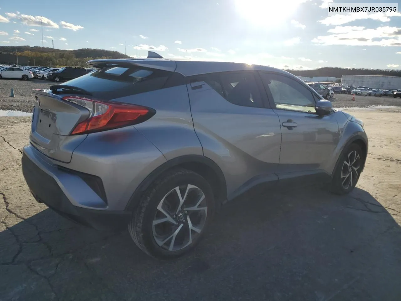 2018 Toyota C-Hr Xle VIN: NMTKHMBX7JR035795 Lot: 80697684